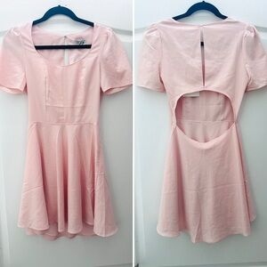 De Philo Elegant Pink Mini Dress S